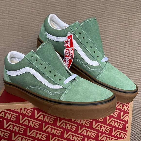 Vans Old Skool Gum Basil / True White MEN`S - Picture 5 of 16